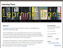 Tablet Screenshot of learningtrans.org